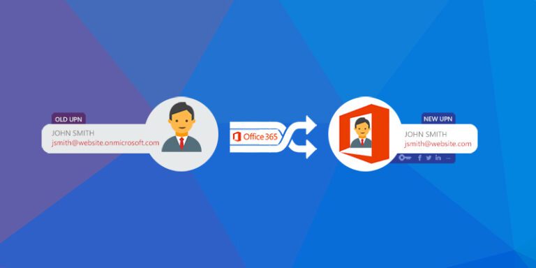 Changing UPN of Office 365 federated Users