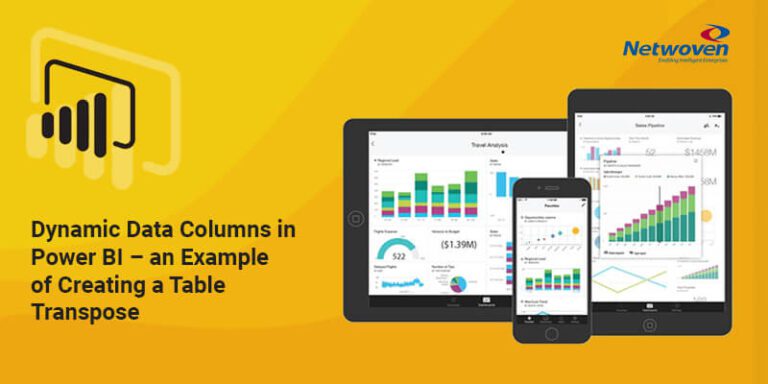Dynamic Data Columns in Power BI – an Example of Creating a Table Transpose
