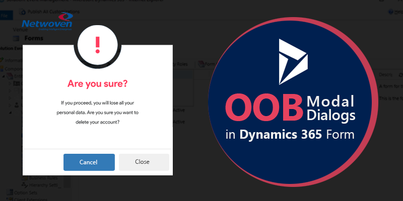 OOB Modal Dialogs in Dynamics 365 Form