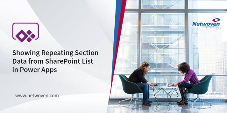 Showing Repeating Section Data from SharePoint List in Power Apps