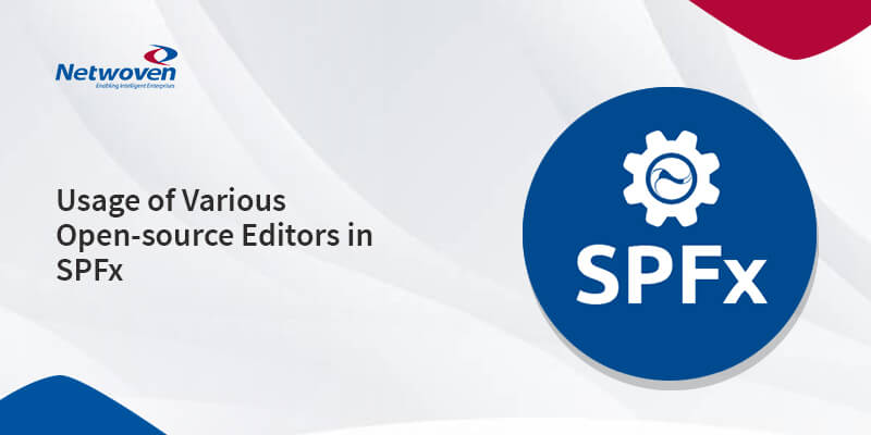 Usage of Various Open-source Editors in SPFx