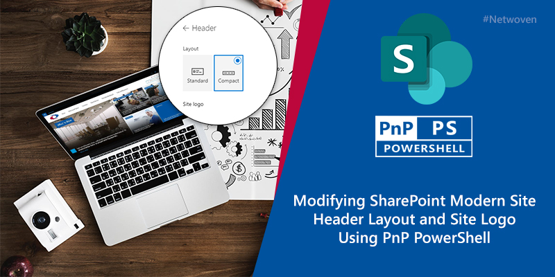 Modifying SharePoint Modern Site Header Layout and Site Logo Using PnP PowerShell