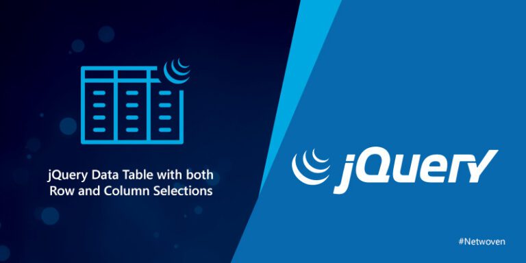 jQuery Data Table with Both Row and Column Selections