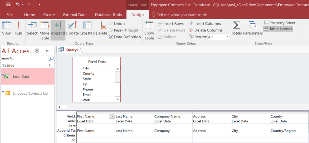 Ways to export data from Excel to a SharePoint List