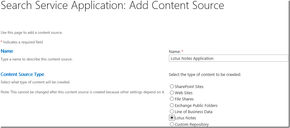 Search Lotus Notes Documents from SharePoint 2013