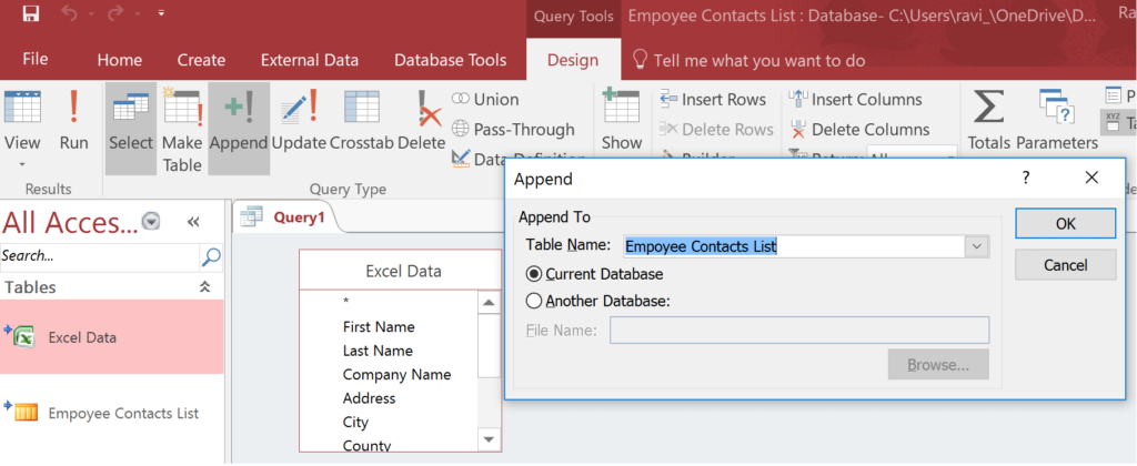 Ways to export data from Excel to a SharePoint List