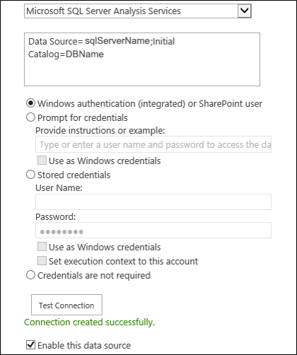 Unable to establish data source connection to external SQL Server from SharePoint 2013