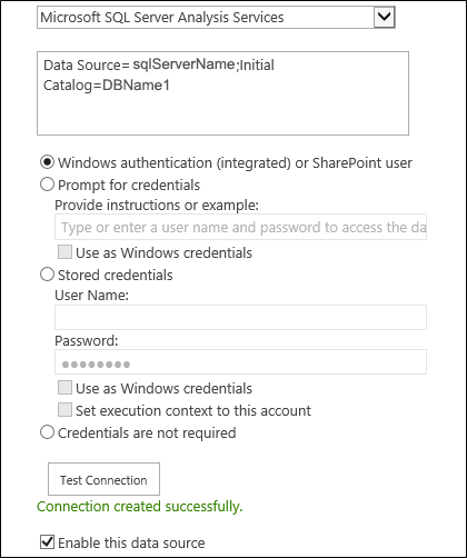 Unable to establish data source connection to external SQL Server from SharePoint 2013