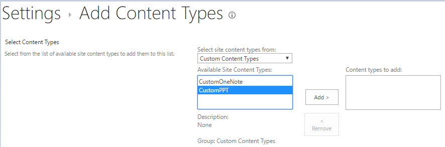 How to customize document libraries as Power Point Presentations and OneNote Libraries