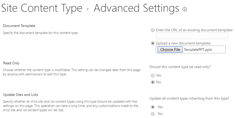 How to customize document libraries as Power Point Presentations and OneNote Libraries