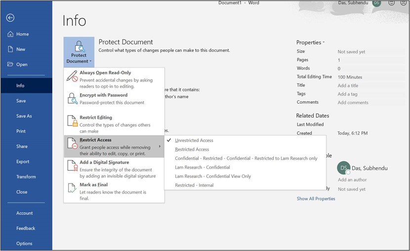 Error applying AIP Labels having protection