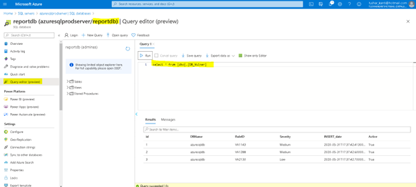 Consolidating Azure SQL Vulnerability Scan Reports Across Databases