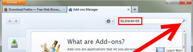 Steps to Install Selenium as Firefox Add-on