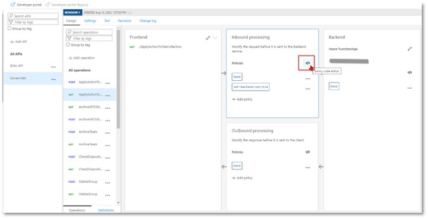 Setting up Azure API Management Service