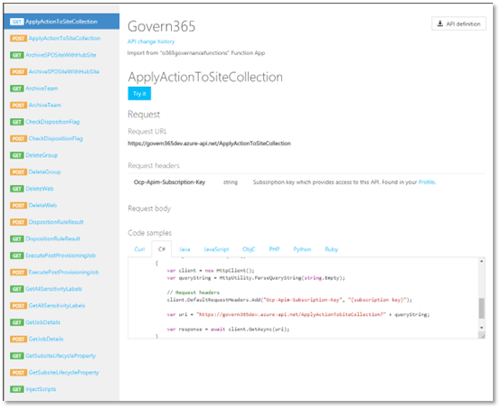 Setting up Azure API Management Service