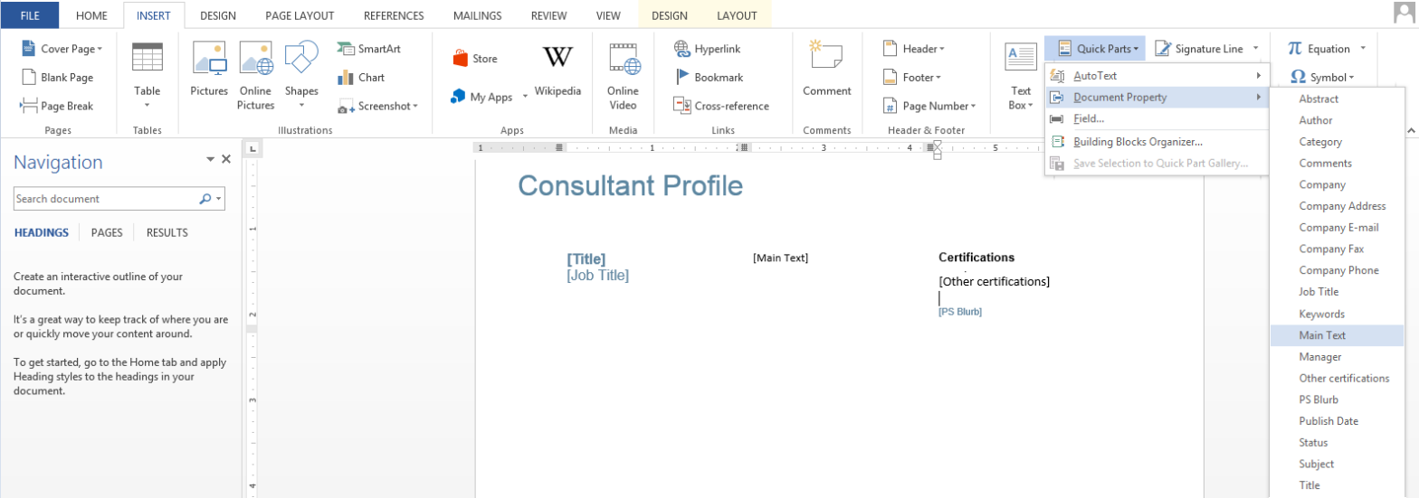 How to dynamically create and populate Word Document in a Document ...