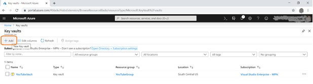Secure and Manage secret application configuration settings for Azure applications