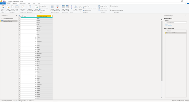 Dynamic Data Columns in Power BI – an Example of Creating a Table Transpose