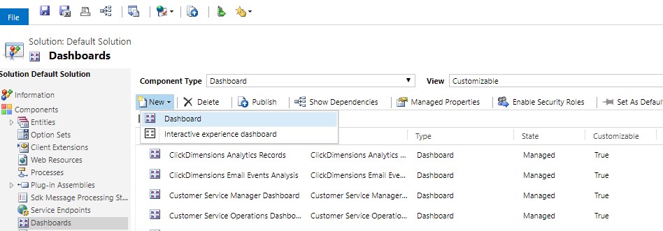 How to create a Dashboard on Dynamics 365 CRM?