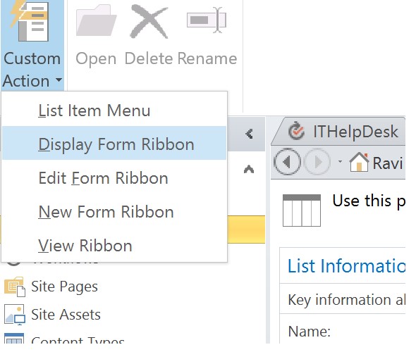 Hide columns in SharePoint List using multiple Content types