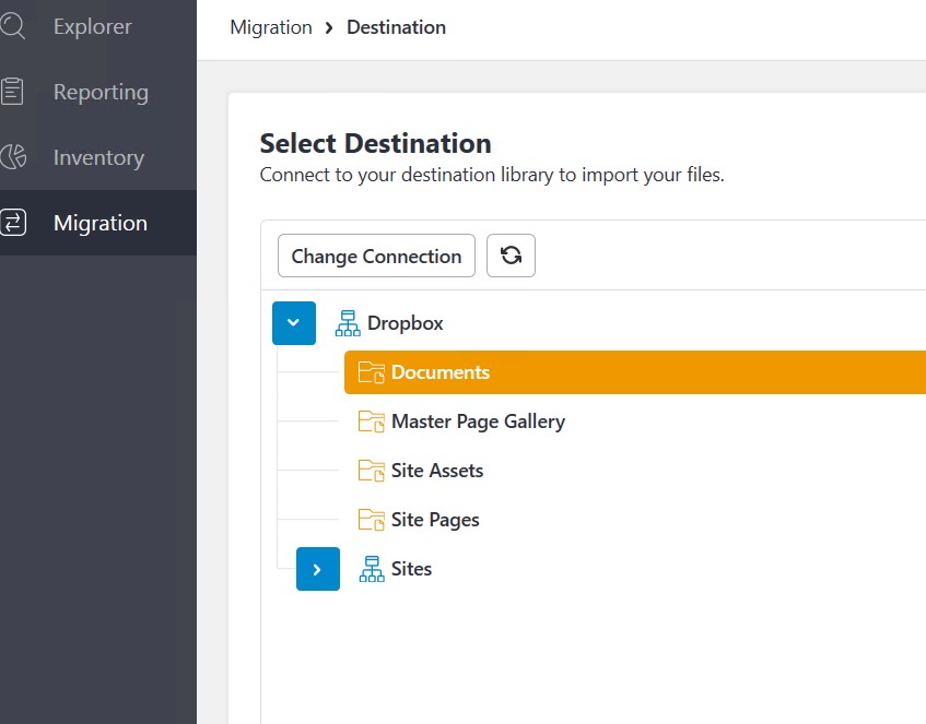 Migrate from Dropbox to SharePoint Using Sharegate