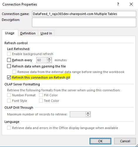 Excel for BI Reporting and Publishing Through SharePoint