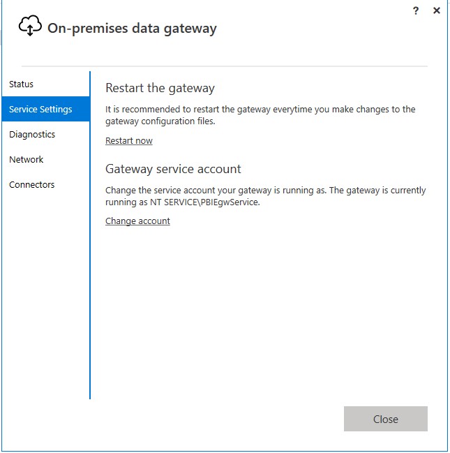 Installation and Configuration of Microsoft Data Gateway Server