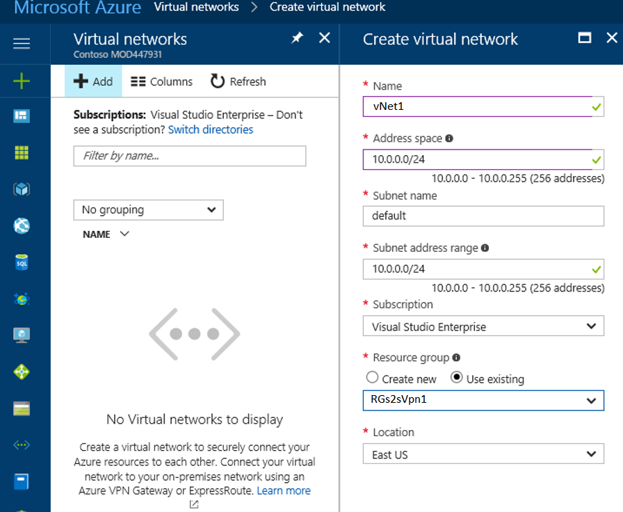 Microsoft Azure Site-to-Site VPN with SonicWALL OS