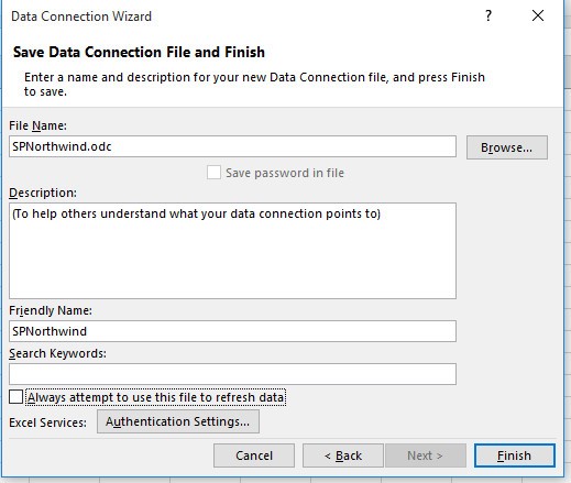 Excel for BI Reporting and Publishing Through SharePoint