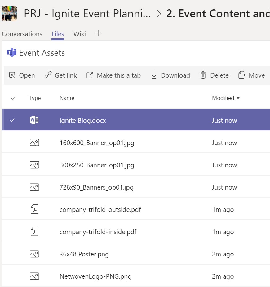 Building the Right Event Planning Team Using Microsoft Teams