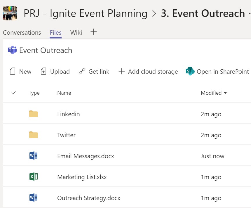 Building the Right Event Planning Team Using Microsoft Teams