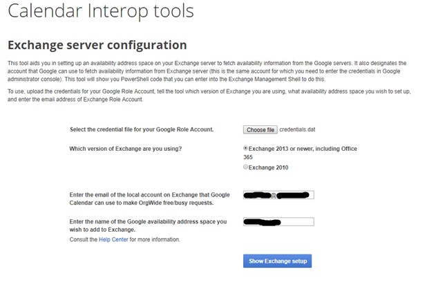 G-Suite and Exchange Interop