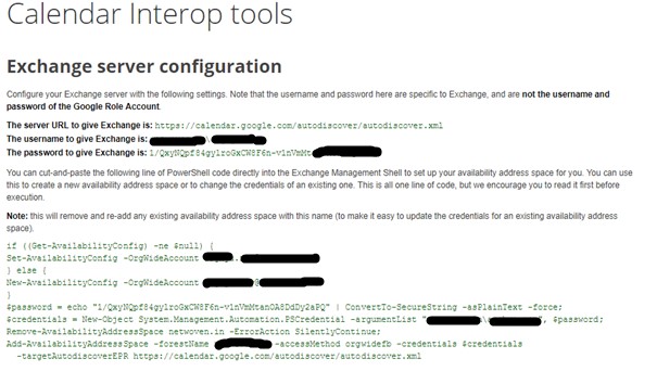 G-Suite and Exchange Interop