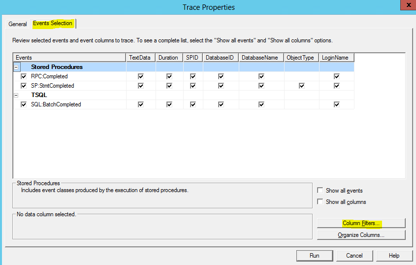 How to use SQL-SERVER profiler for database tuning