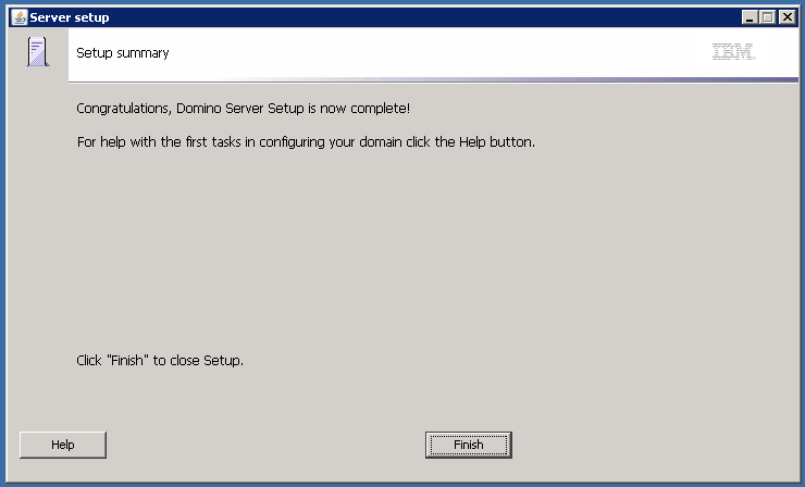 Installing and configuring the Lotus Domino Server