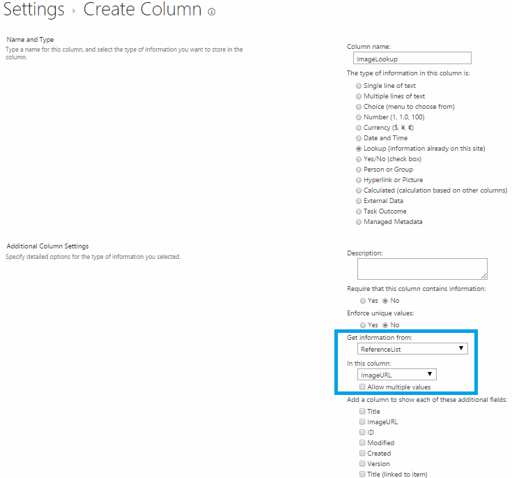 How to extend capabilities of lookup columns