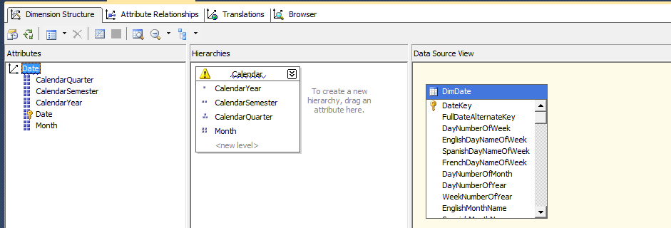 How to prepare a simple OLAP cube using SQL Server Analysis Services