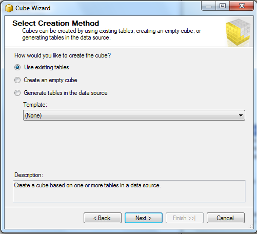 How to prepare a simple OLAP cube using SQL Server Analysis Services