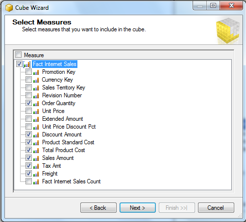 How to prepare a simple OLAP cube using SQL Server Analysis Services