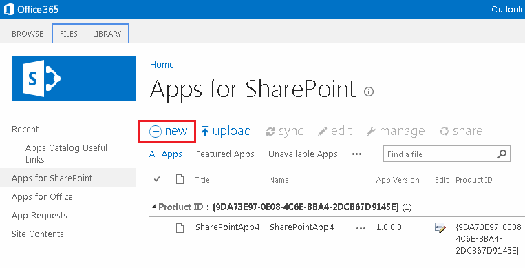 Deploying Custom Apps in SharePoint Online (Office 365 Tenant)