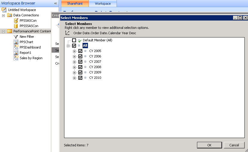 Simple Way to Create a PPS Dashboard