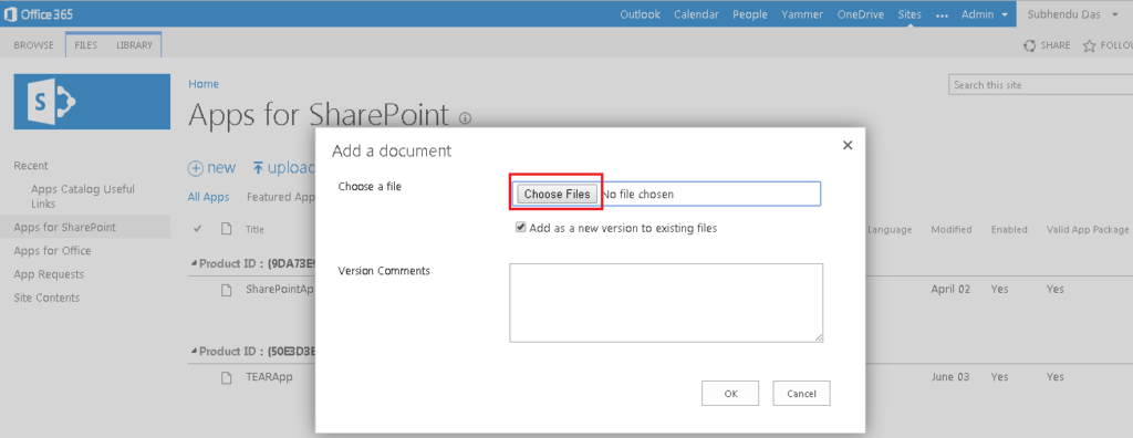 Deploying Custom Apps in SharePoint Online (Office 365 Tenant)