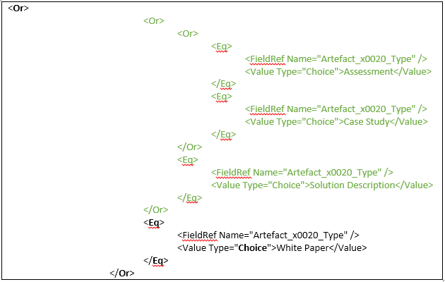 How to enhance filtration criteria of Content Query Web Part for Document Libraries