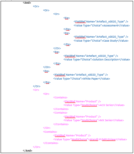 How to enhance filtration criteria of Content Query Web Part for Document Libraries