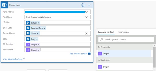 How to recreate SharePoint On-Premise Email Enabled List in SharePoint Online with Microsoft Flow