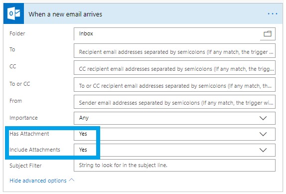 How to recreate SharePoint On-Premise Email Enabled List in SharePoint Online with Microsoft Flow