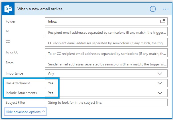 How to recreate SharePoint On-Premise Email Enabled List in SharePoint Online with Microsoft Flow