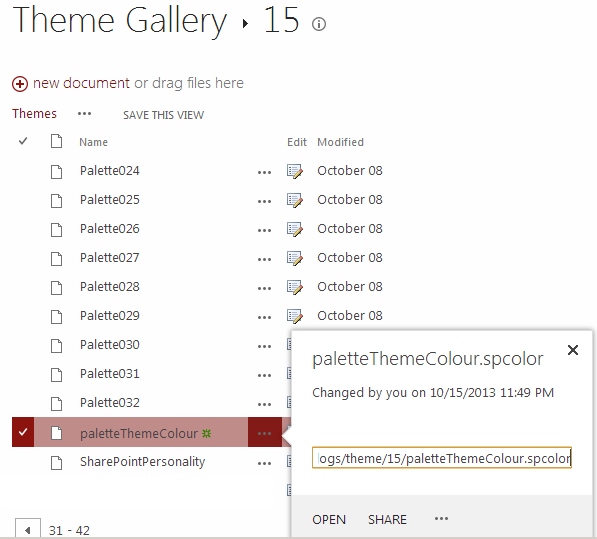 Branding Sites on SharePoint 2013 with a Custom Color
