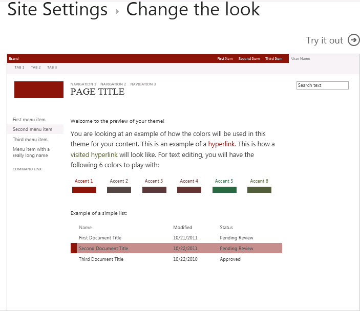 Branding Sites on SharePoint 2013 with a Custom Color