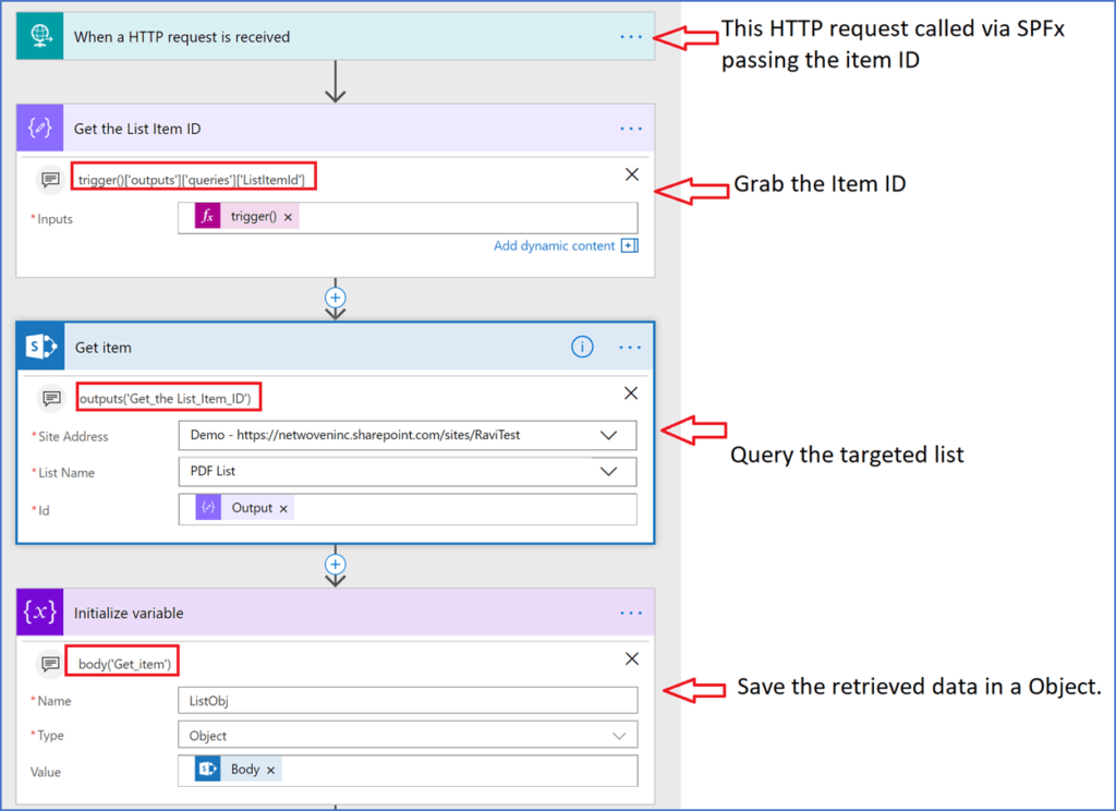 Download SharePoint List Item As PDF Using Microsoft Flow and SPFX Extensions